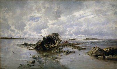 Et havarert skip av Carlos de Haes