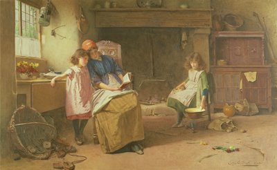 Eventyr (akvarell på papir) av Carlton Alfred Smith