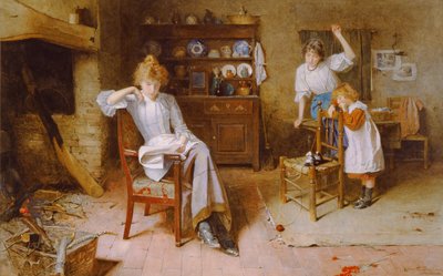 Idle Moments (akvarell på papir) av Carlton Alfred Smith