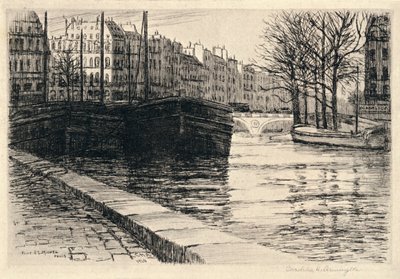 Pont St Michel, 1915 av Caroline Helena Armington