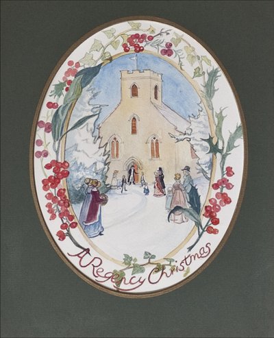 Regency Christmas, 2008 (wc på papir) av Caroline Hervey Bathurst