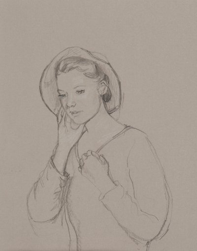 Studie for Elizabeth Bennet, 2011 av Caroline Hervey Bathurst