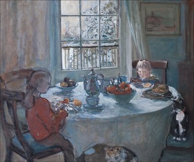 Frokostbordet, 2001 av Caroline Hervey Bathurst
