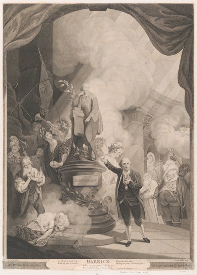 Garrick snakker jubileums-ode av Caroline Watson