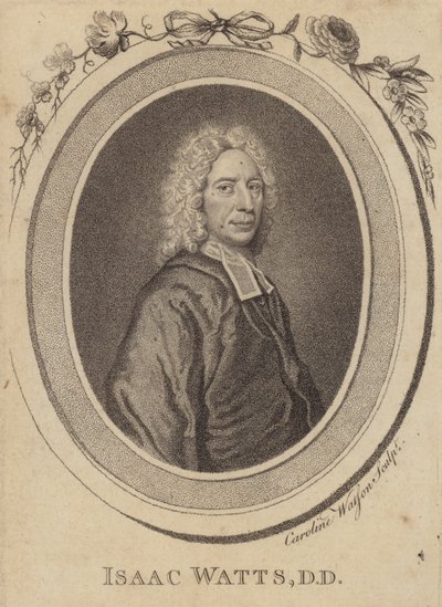 Isaac Watts, engelsk kristen minister, salmeforfatter og teolog av Caroline Watson