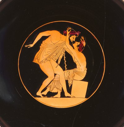 Vinbeger med femkamper, 505-500 f.Kr av Carpenter Painter