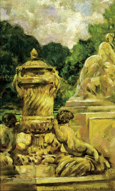 Fontenehagen i Nimes, Frankrike, 1911. av Carroll Beckwith
