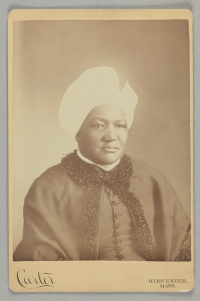 Skapkort av Sarah Ann Blunt Crozley, november 1884. av Carter