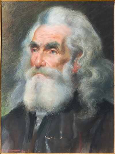 Portrett av en gammel mann (pastell) av Casimiro Jodi