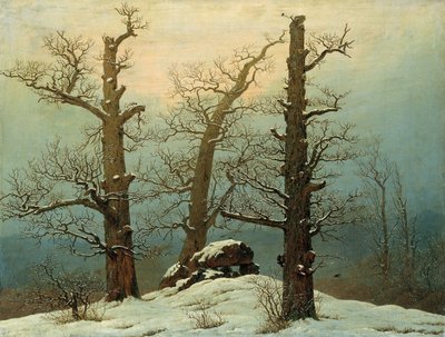 Varde i snø, 1807 av Caspar David Friedrich