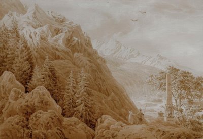 Høsten av Caspar David Friedrich