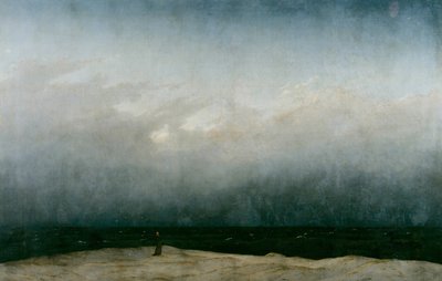 Munken ved sjøen av Caspar David Friedrich