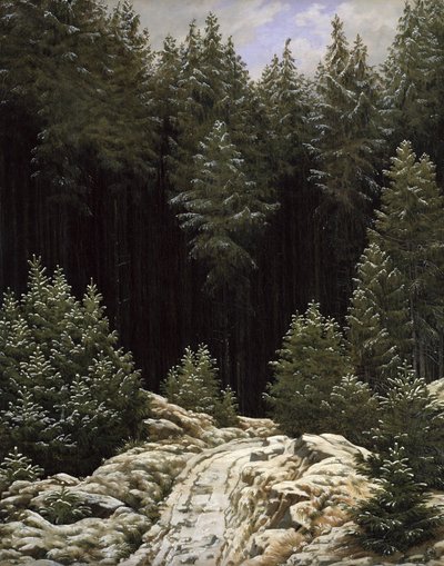 Tidlig snø av Caspar David Friedrich