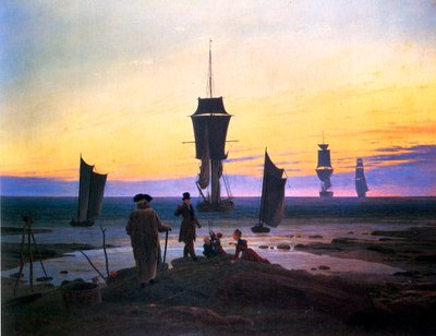 Livsstadiene (strandbilde, strandscene i Wiek) Livsstadiene (strandbilde, strandscene i Wiek) av Caspar David Friedrich