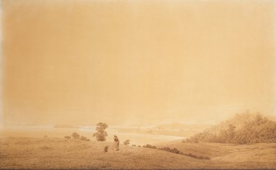 Norsk: Østkysten av øya Rügen med gjeter Østkysten av øya Rügen med gjeter av Caspar David Friedrich