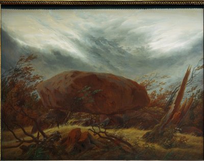 Megalittisk grav om høsten av Caspar David Friedrich