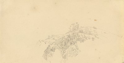 Landskap (studie) av Caspar David Friedrich