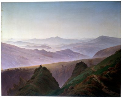 Morgen i fjellene, før 1823. av Caspar David Friedrich