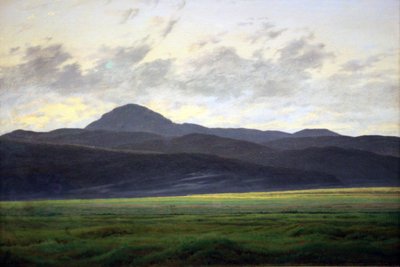 Fjelllandskap i Bohemer av Caspar David Friedrich