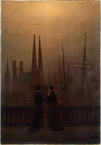 Natthavn av Caspar David Friedrich