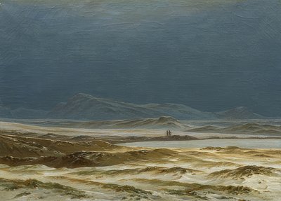 Nordisk landskap om våren. Rundt 1825 av Caspar David Friedrich