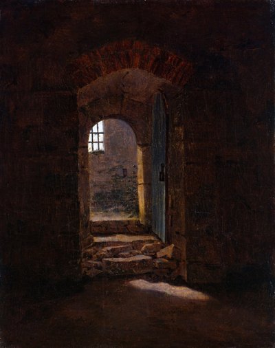 ""Inngangsdør til Royal School of Meissen"" av Caspar David Friedrich