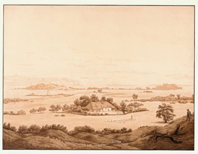 Rügen-landskap med en gjeter av Caspar David Friedrich