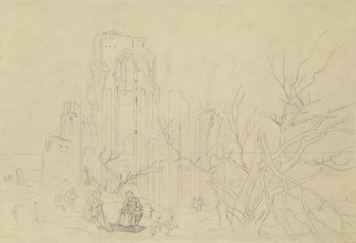 Studie for vinteren, 1803 av Caspar David Friedrich