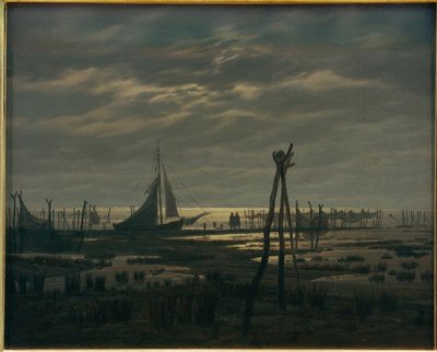 Sumpfiger Strand av Caspar David Friedrich