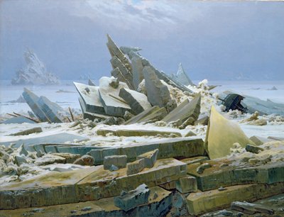Polarhavet av Caspar David Friedrich
