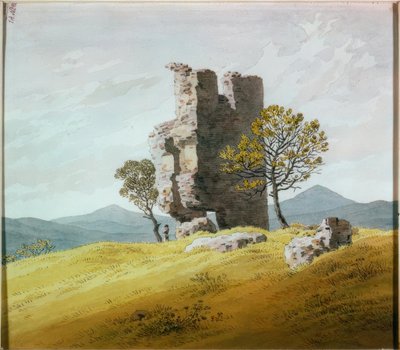 Turmruine av Caspar David Friedrich