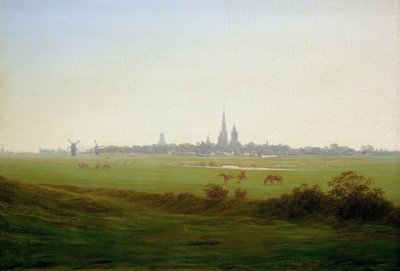 Enger nær Greifswald av Caspar David Friedrich