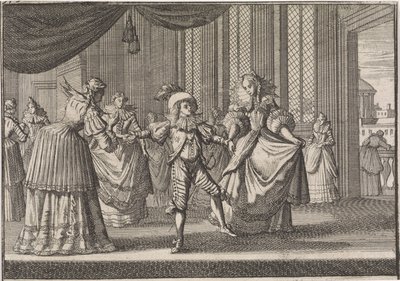 Utdanning av Balthazar Karel, den eldste sønnen til kong Philip IV, 1642 av Caspar Luyken (attributed to)