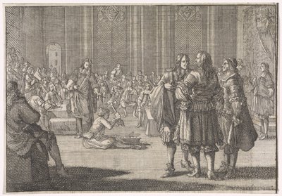Imperial Seal of England blir knust i House of Lords, 1646 av Caspar Luyken (attributed to)