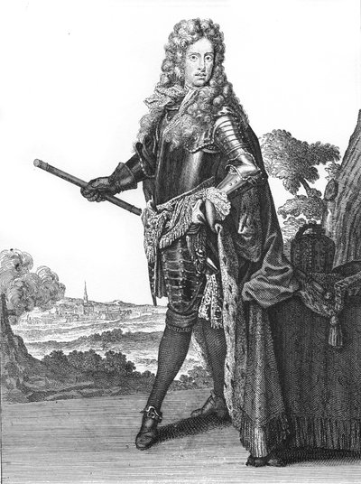 Joseph I, Holy Roman Empire 1678-1711 - Portrett av Emperor Joseph I of the Holy Empire (1678-1711), German Roman Emperor" I - tegninger av Caspar Luyken - Gravert og utgitt av Christoph Weigel (Nürnberg 1703). av Caspar Luyken