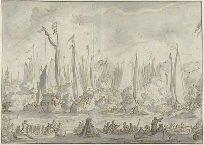 Speilkamp til ære for besøket til Great Muscovy Legation av Caspar Luyken
