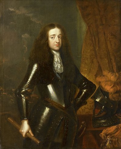 Portrett av Willem III (1650-1702), prins av Orange og siden 1689, konge av England av Caspar Netscher