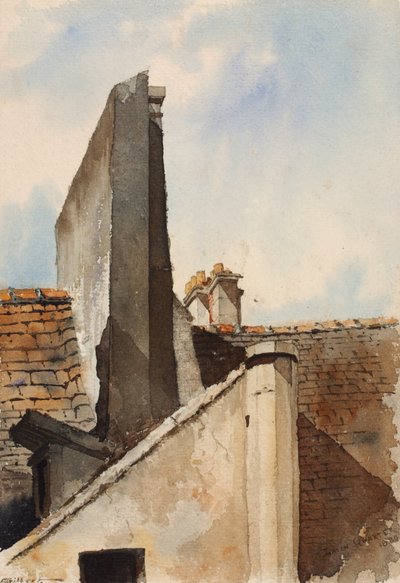 Latinerkvarteret, Paris, 1880. av Cass Gilbert