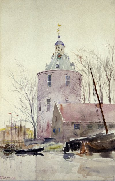 Tårnet i Enkhuisen, Holland, 1897. av Cass Gilbert