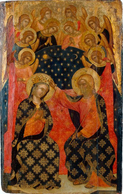 The Coronation of the Virgin', 1360-tallet. av Caterino Veneziano I