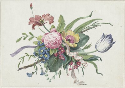 blomsterdekorasjon av Catharina Wilhelmina Schweickhardt