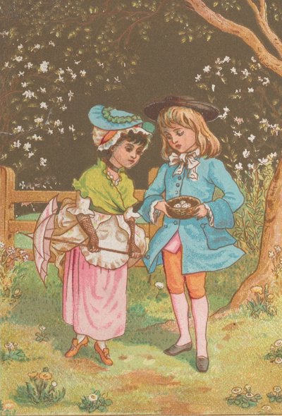 Valentine, ca. 1880. av Catherine Greenaway