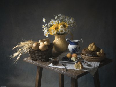 Rustikt frokoststillbilde av Catherine Wang