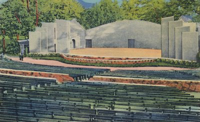 Amfiteater, Iroquois Park, 1942 av Caufield and Shook