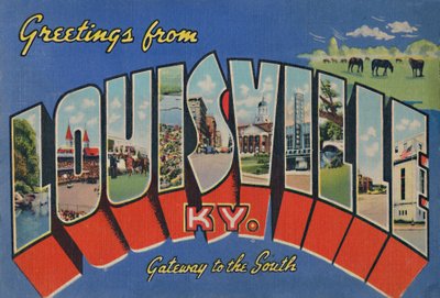 Hilsen fra Louisville Ky. - Gateway to the South, 1942 av Caufield and Shook