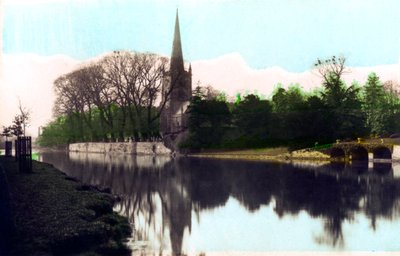 Holy Trinity Church, Stratford-upon-Avon, Warwickshire, 1926. av Cavenders Ltd