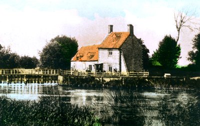 Rushey Weir, Themsen, 1926. av Cavenders Ltd