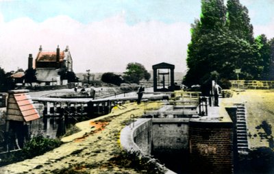 Teddington Lock, Richmond, London, 1926. av Cavenders Ltd