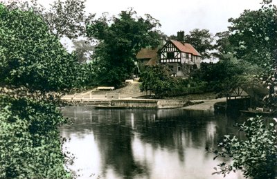 The River Dee ved Chester, Cheshire, 1926. av Cavenders Ltd