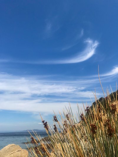 Landskap - Himmel og hav, 2019 (foto) av Cécile Jamet